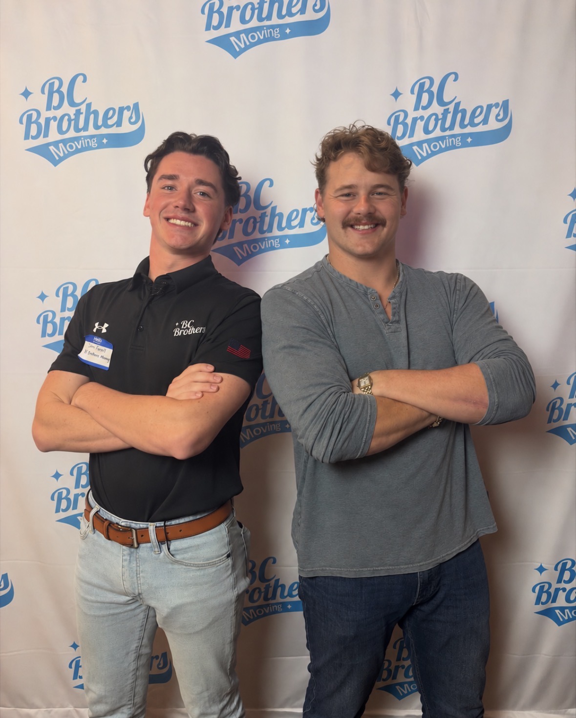 John Farrell of BC Brothers Moving at a company event